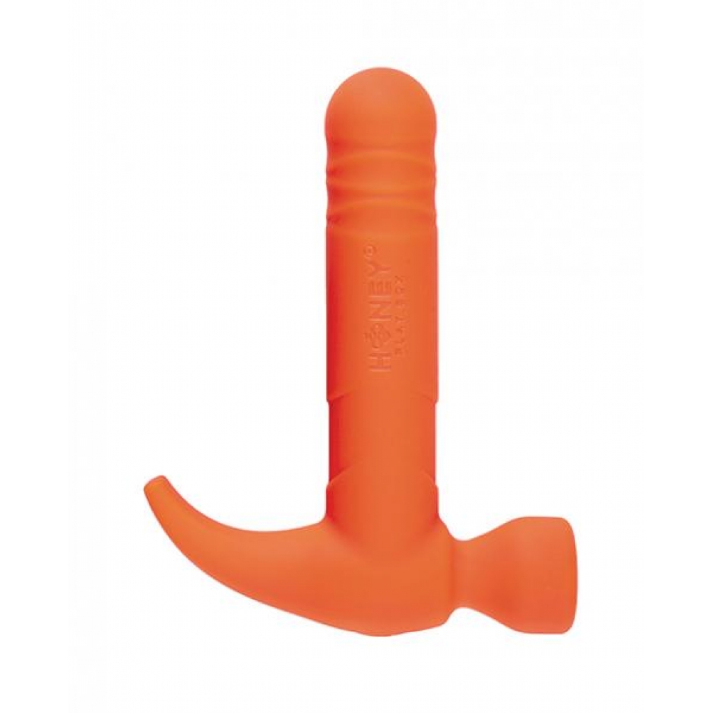 Love Tap The Hammer Vibrator - Orange