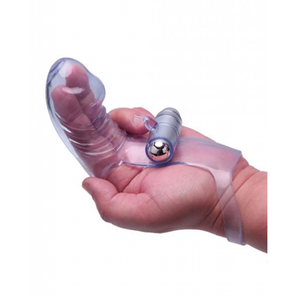 Vibrofinger Phallic Finger Massager - Purple