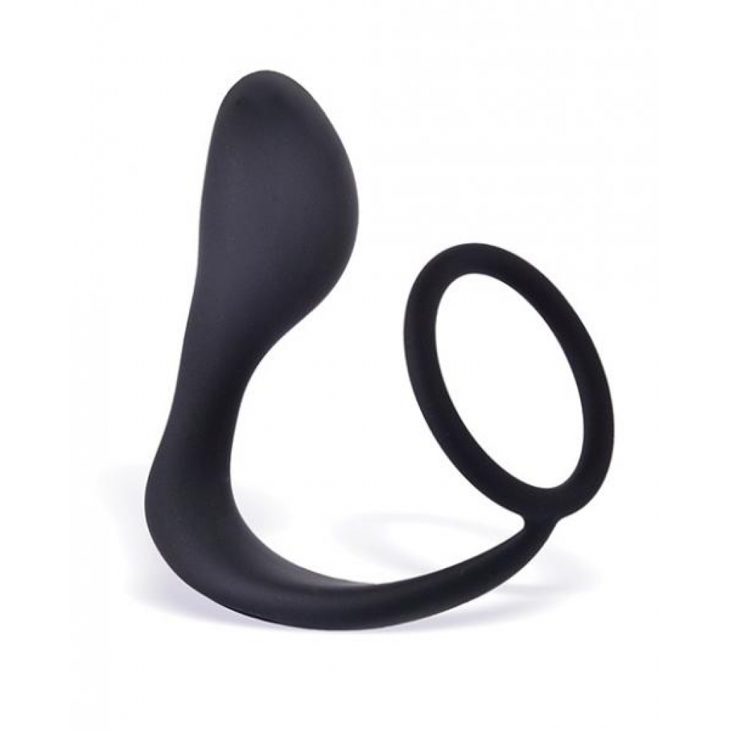 P-Zone Ring Prostate Massager & Cock Ring - Black