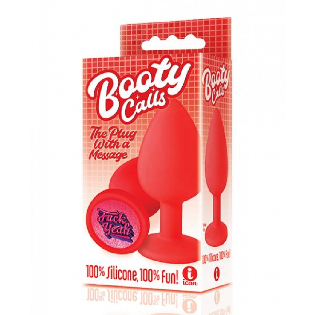 The 9's Booty Calls Butt Plug in Red