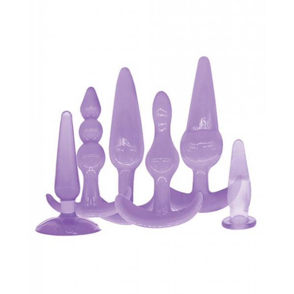 Try-Curious Anal Plug Kit - Purple