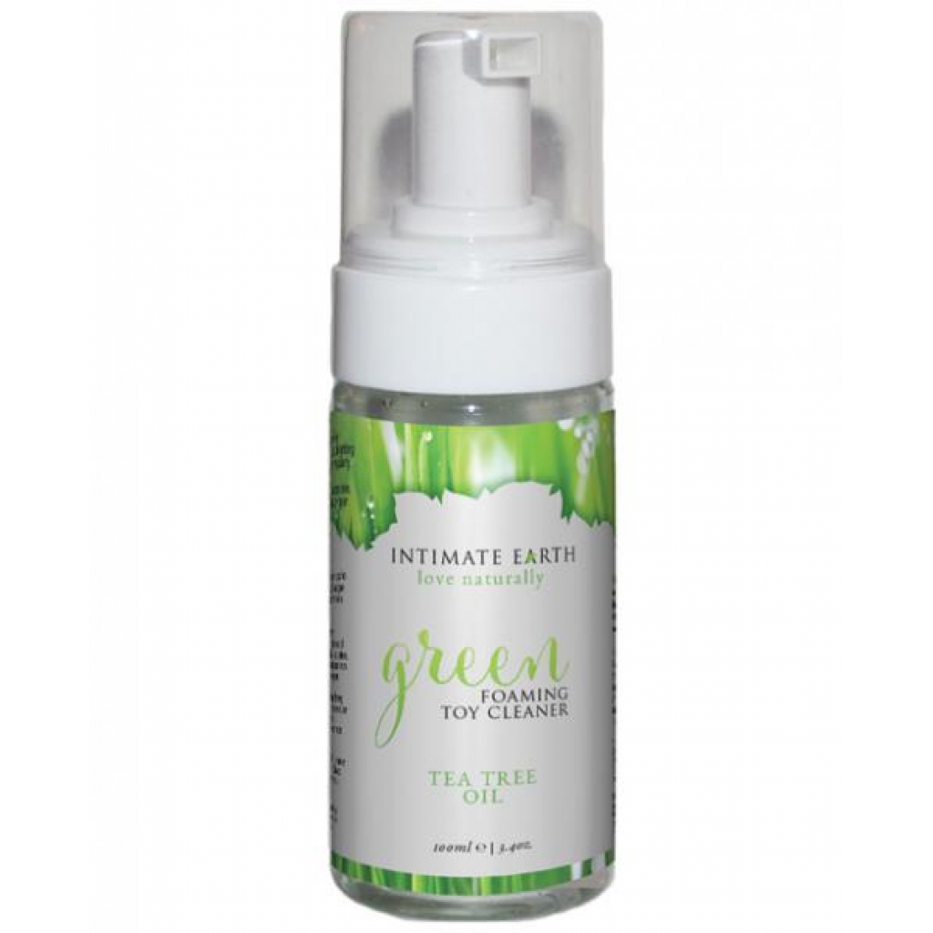 Intimate Earth Green Tea Oil Foaming Toy Cleaner 3.4oz