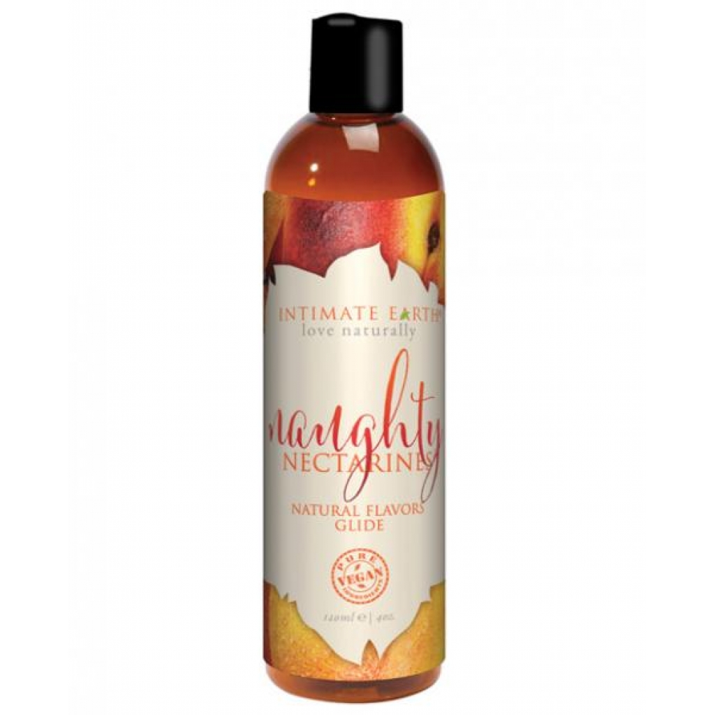 Intimate Earth Natural Flavors Glide - 120ml Naughty Nectarines