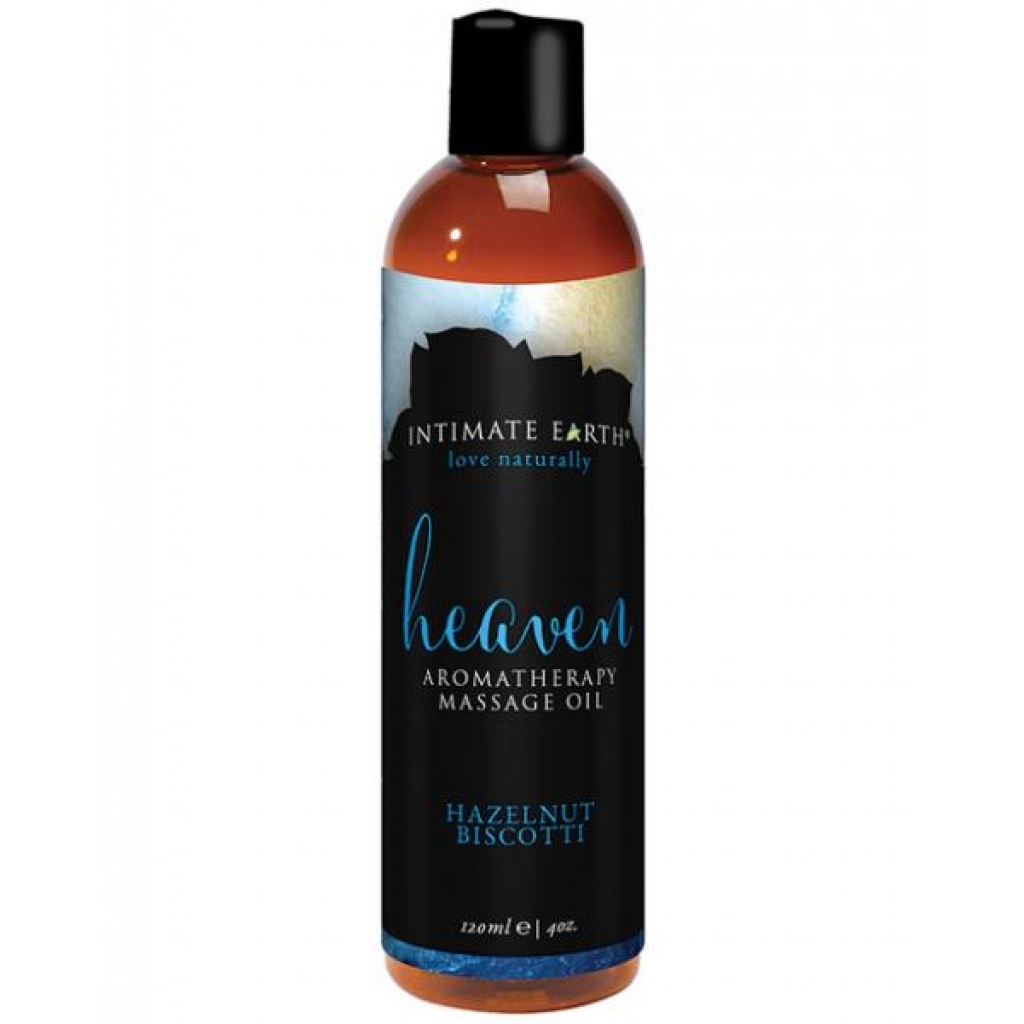 Intimate Earth Heaven Hazelnut Biscotti Massage Oil - 4oz