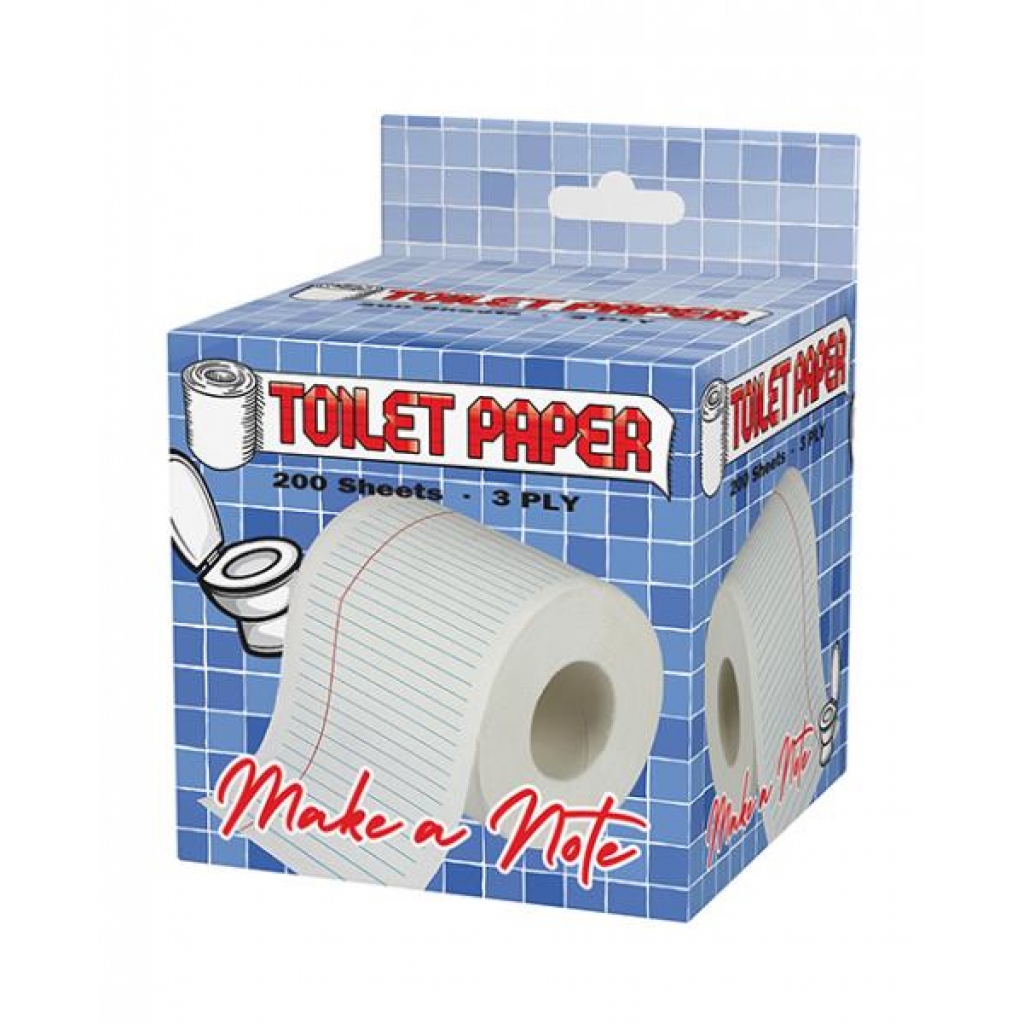 Note Pad Toilet Paper: Fun & Functionality