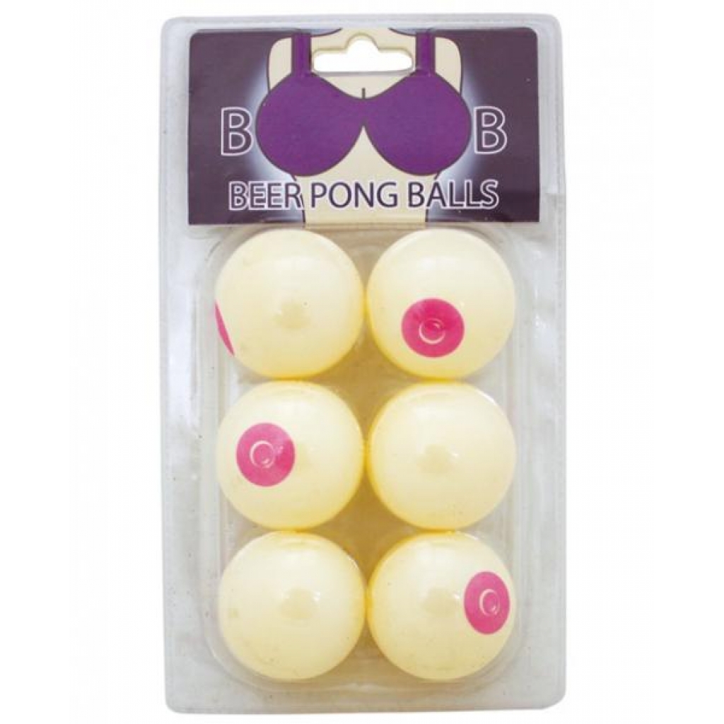 Boob Beer Pong Balls - 6 Pack