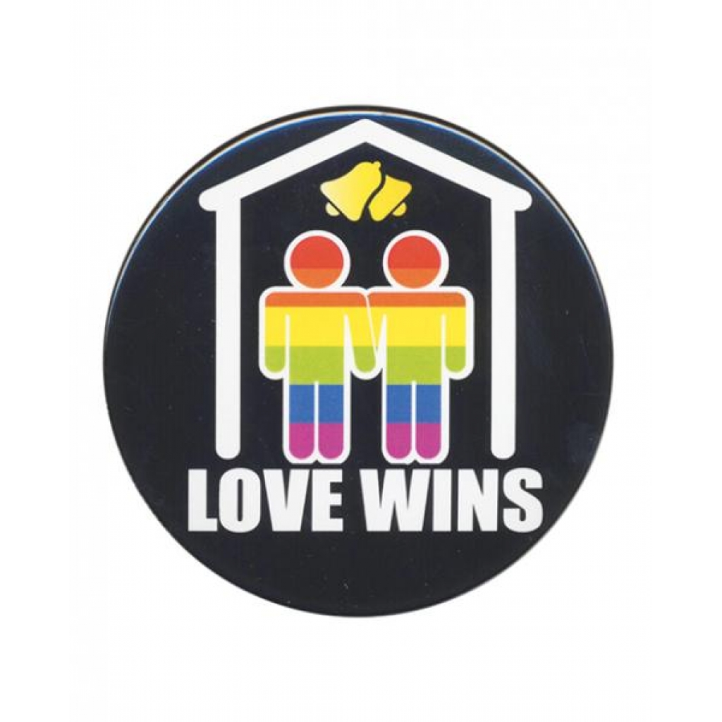 Bachelorette Button Men - Love Wins