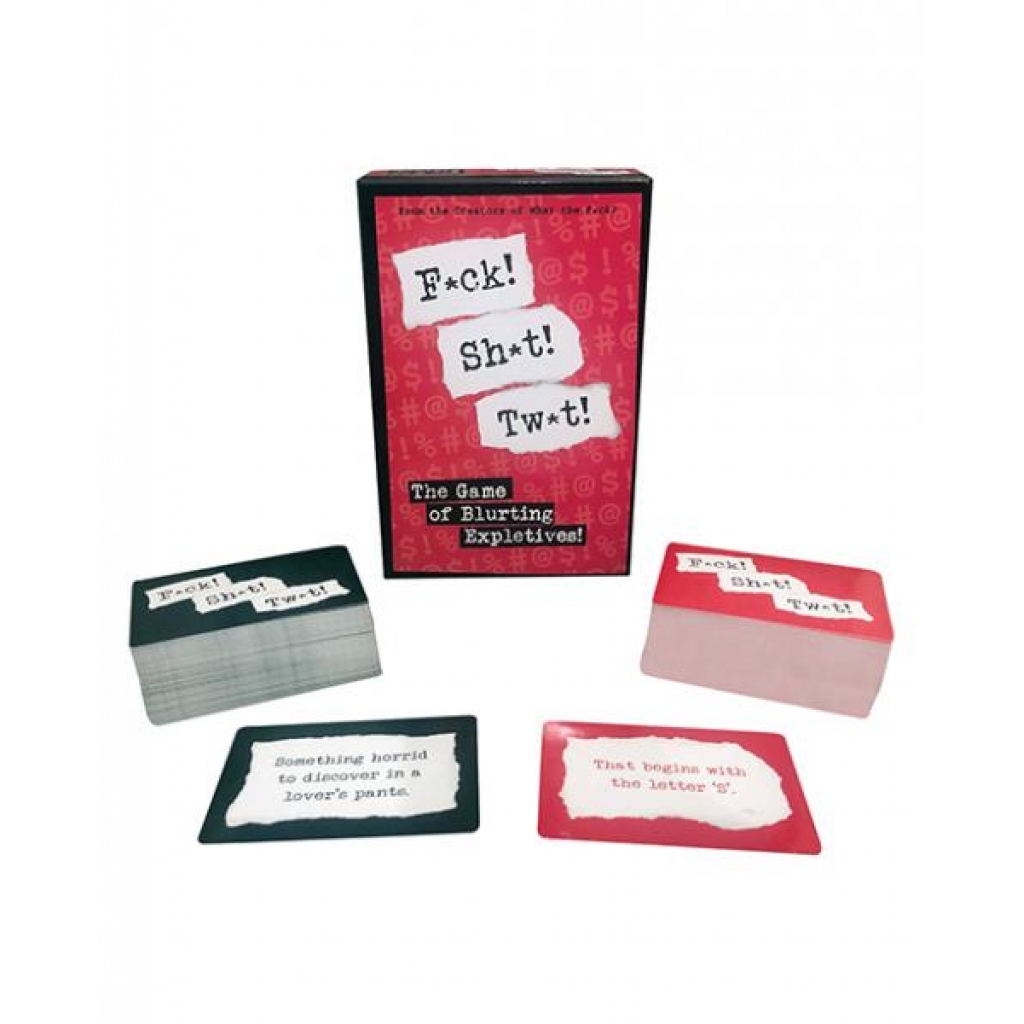 F*ck! Sh*t! Tw*t! - Hilarious Card Game for Adults