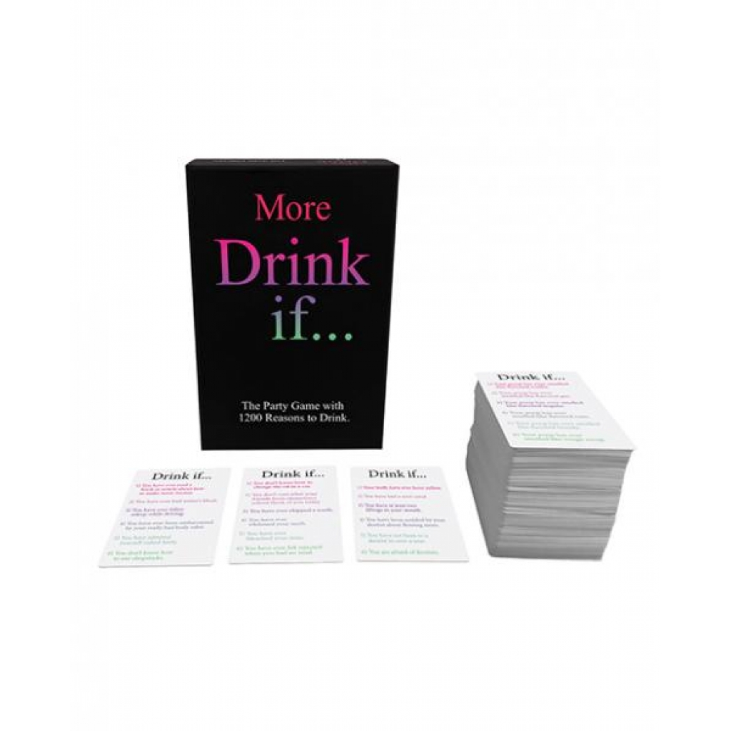 #More Drink If Card Game for Adult Fun