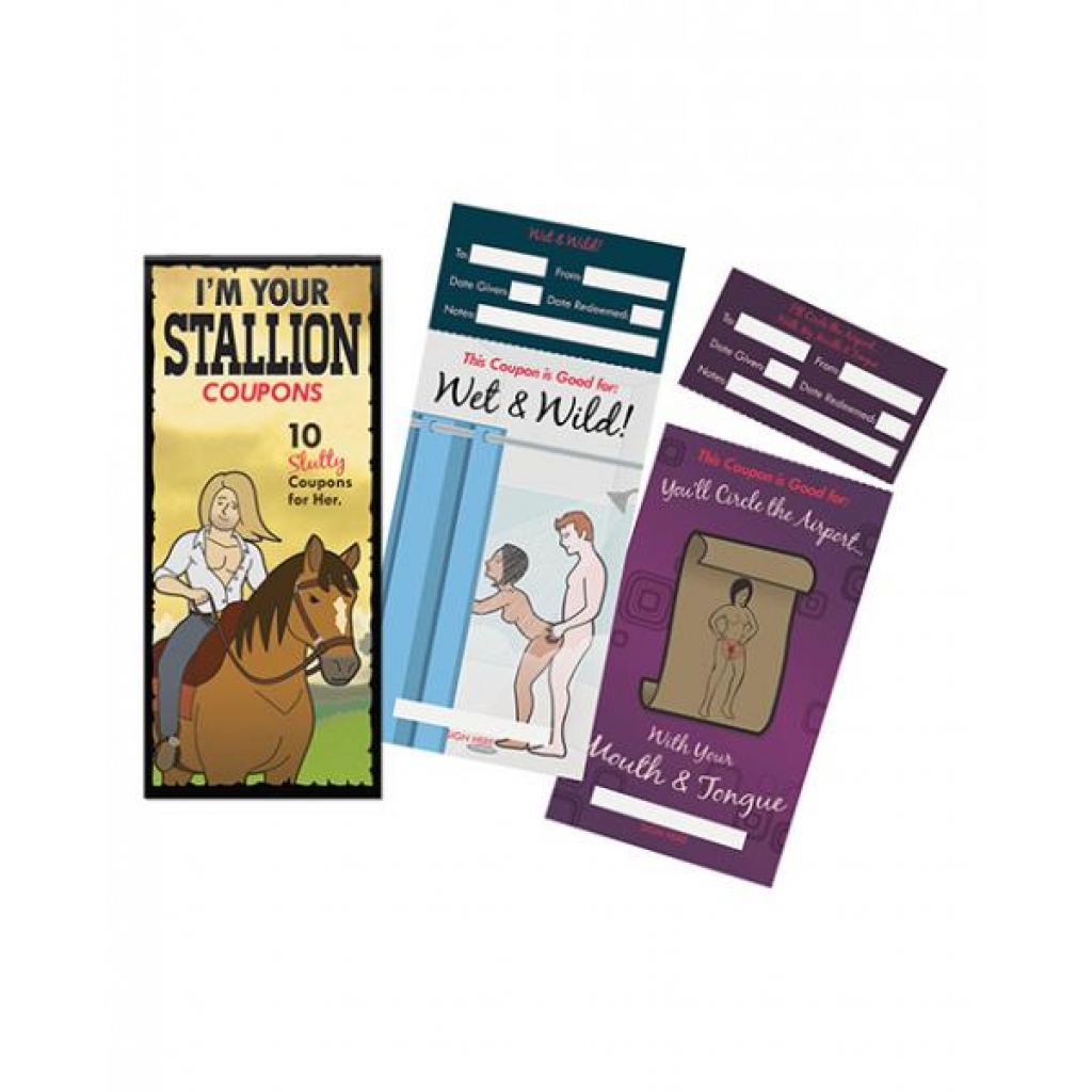 I'm Your Stallion Fun Coupons - 10 Count