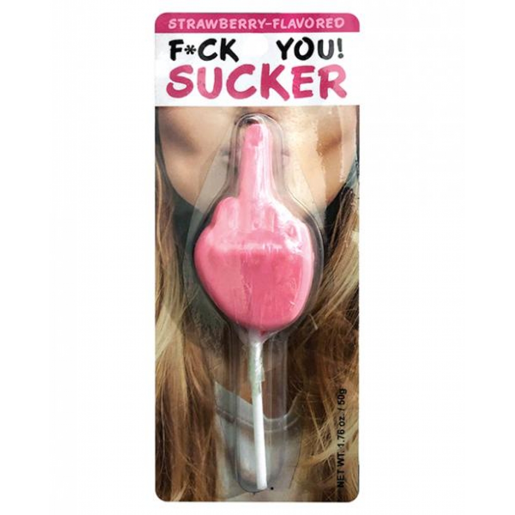 F*ck You Sucker - Strawberry Flavored Lollipop