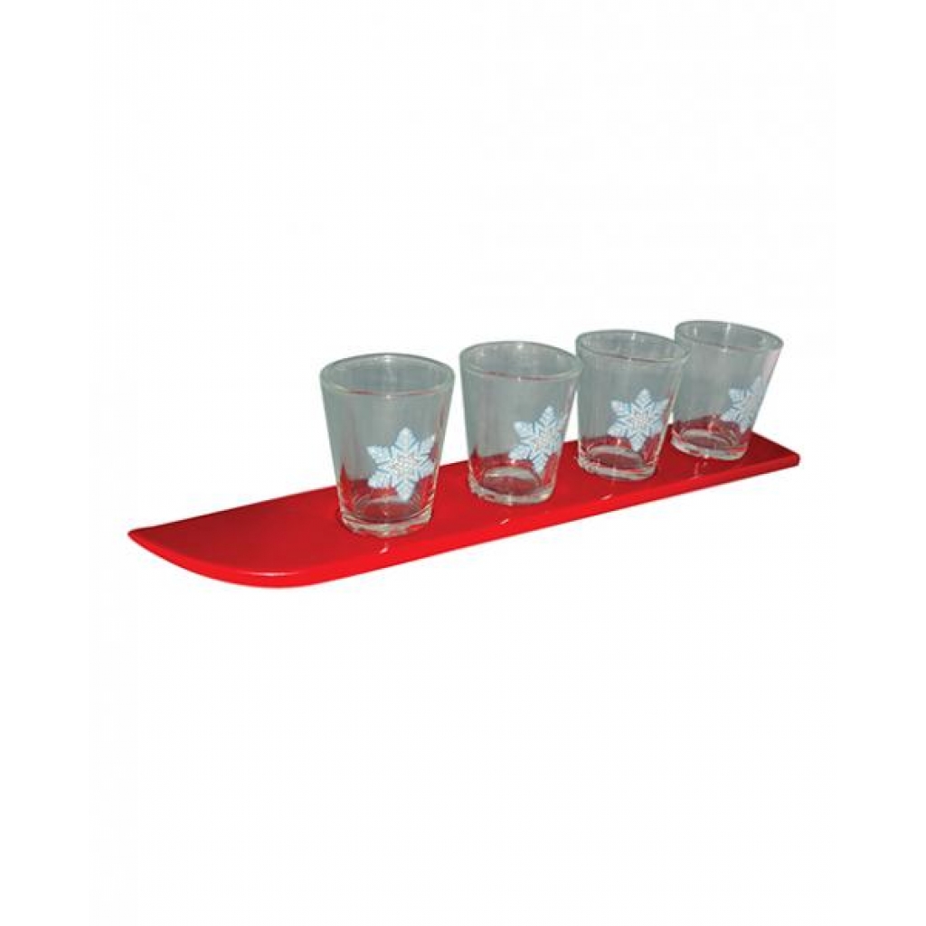 Ski Shot Glass Set - Set of 4