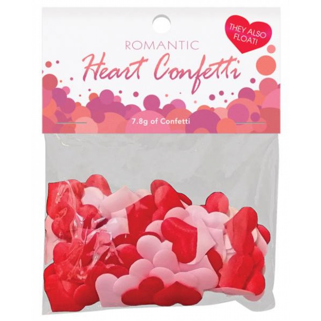 Romantic Heart Confetti – Red and Pink