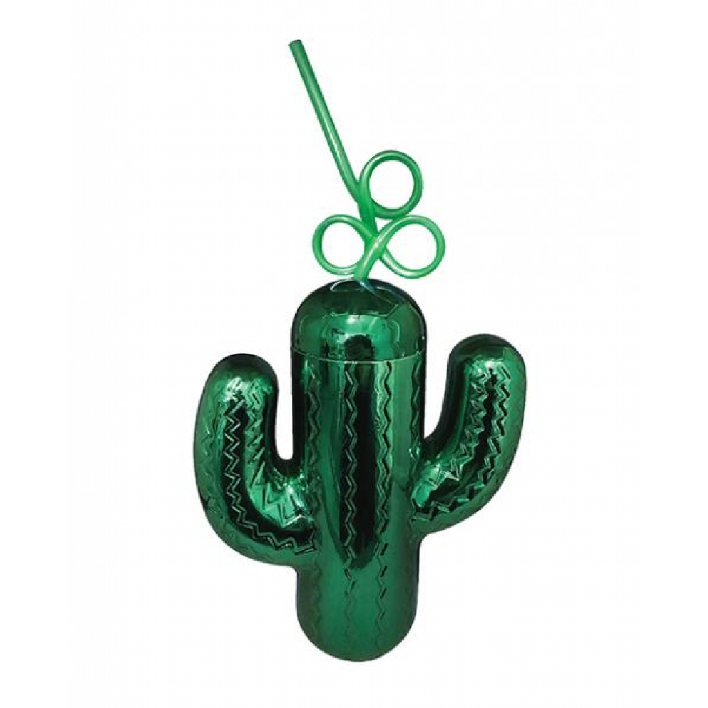 Cactus Cup - Metallic Green - Fun Drinkware