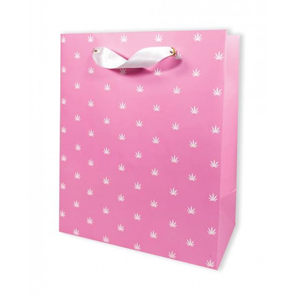 Polka Pot Gift Bag - Pink/White