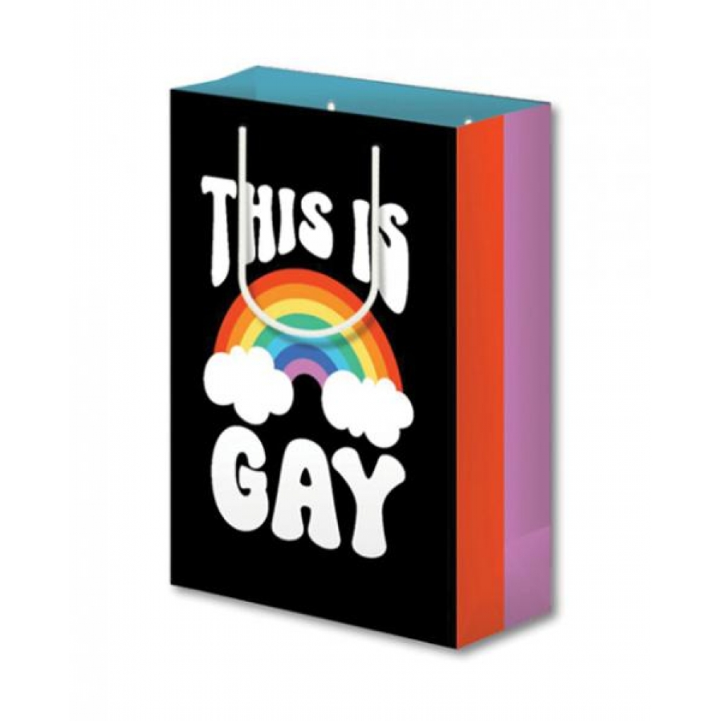 Pride Collection Large Gift Bag - Gay Clouds Theme