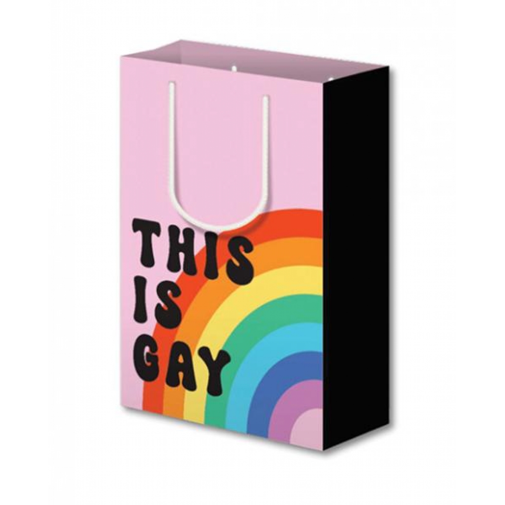 This Is Gay Rainbow Gift Bag