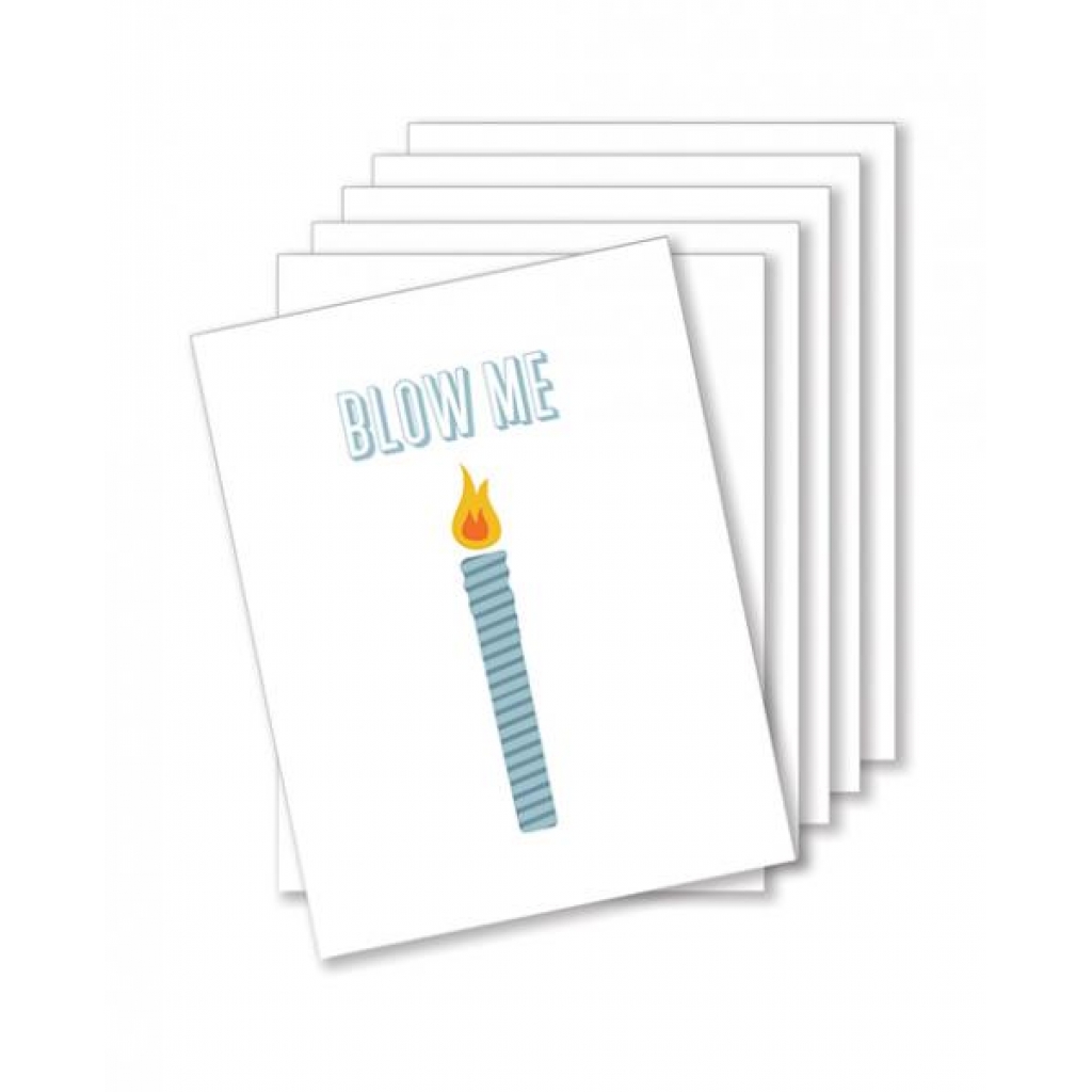 Naughty Greeting Card Pack – Blow Me Birthday