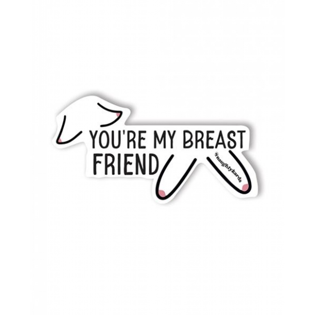 Breast Friend Sticker - Pack Of 3: Express Your Style