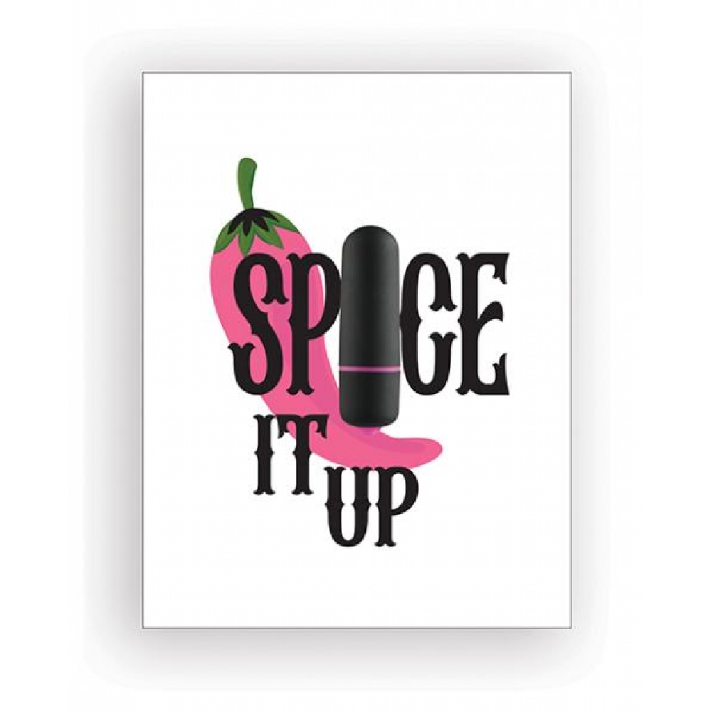 Spice It Up Naughty Greeting Card - Fun and Flirty Surprise