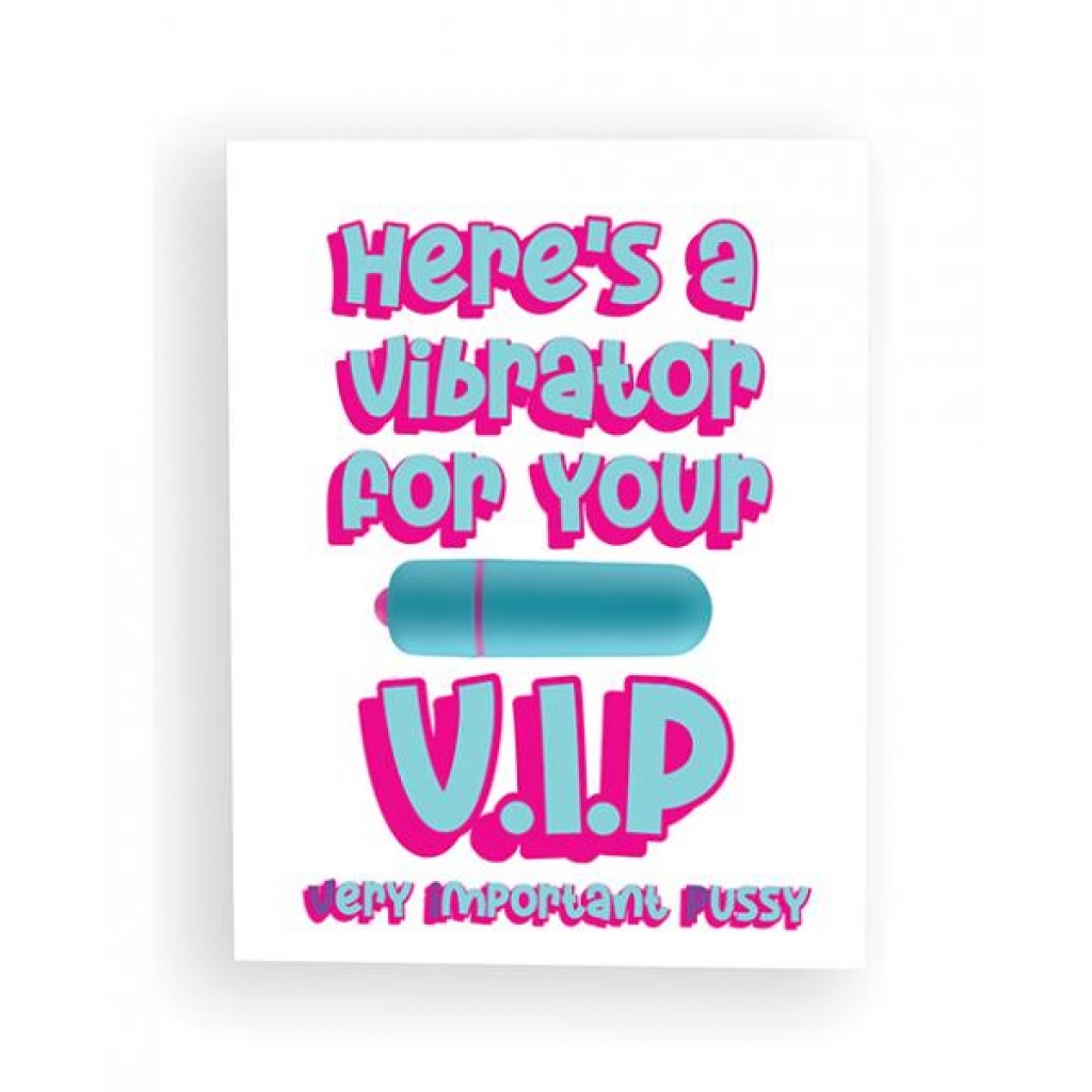 Naughty Vibes Greeting Card With Rock Candy Vibrator