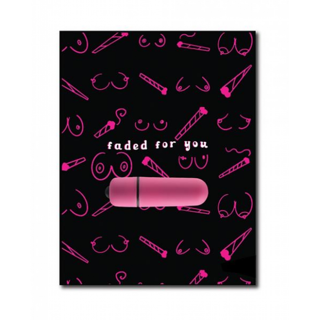 420 Foreplay Faded Greeting with Rock Candy Vibrator