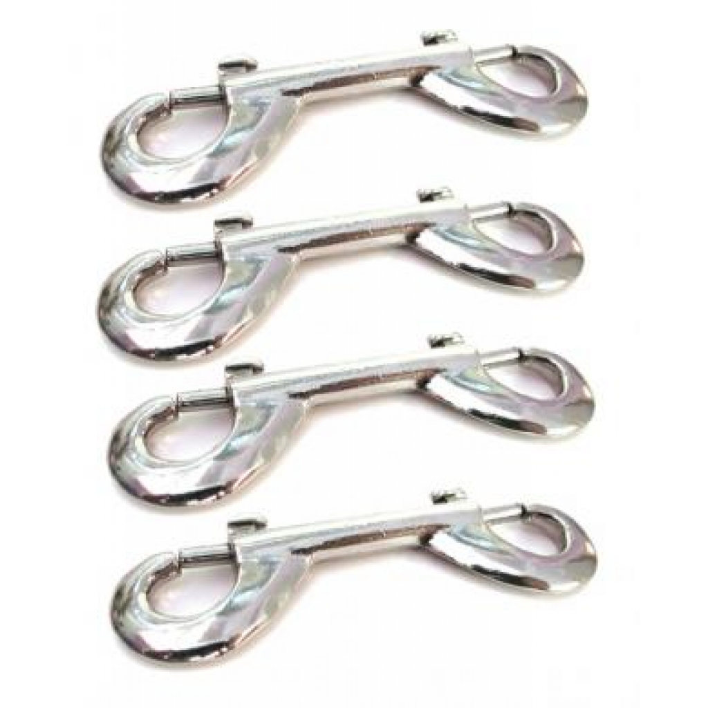 Kinklab Nickel Plated Snap Hooks - Pack of 4