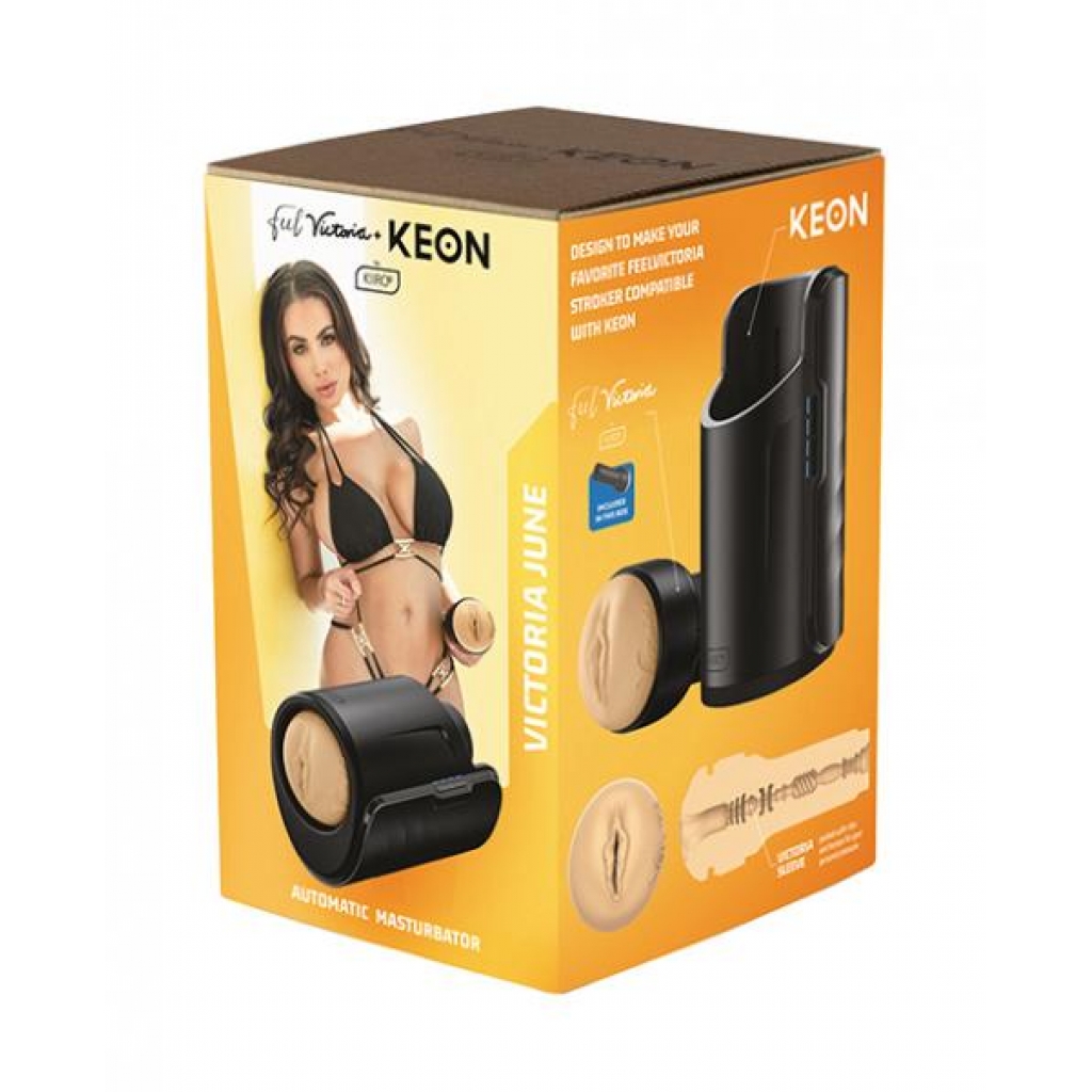 Kiiroo Keon Feel Stars Collection Stroker Combo Set - Victoria June