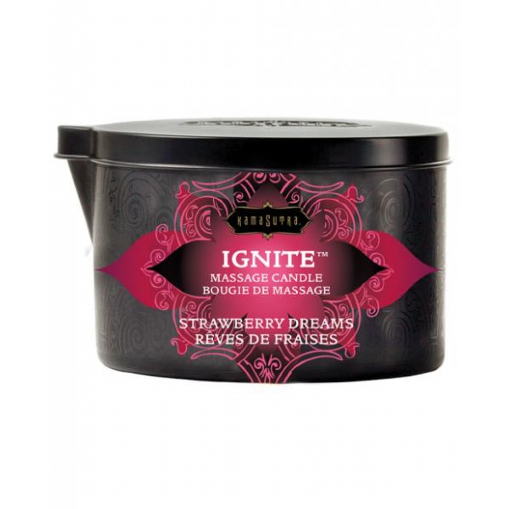 Kama Sutra Massage Candle - Strawberry Dreams - Luxury Experience