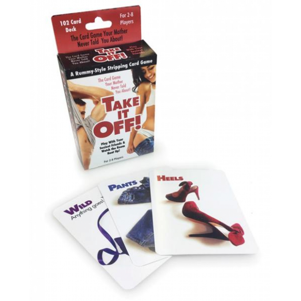 Take It Off Stripping Card Game