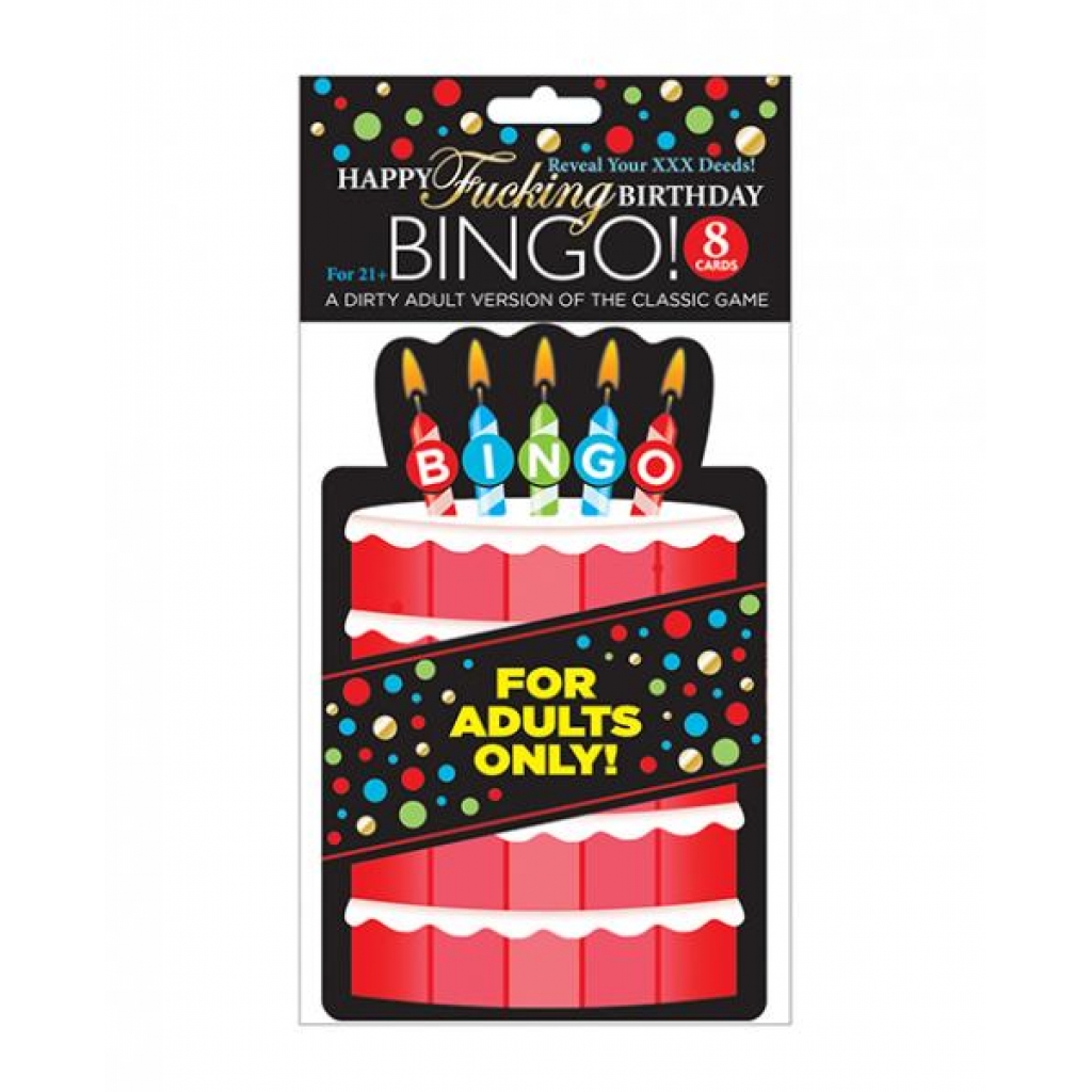 Happy Fucking Birthday Bingo Game - Fun for All