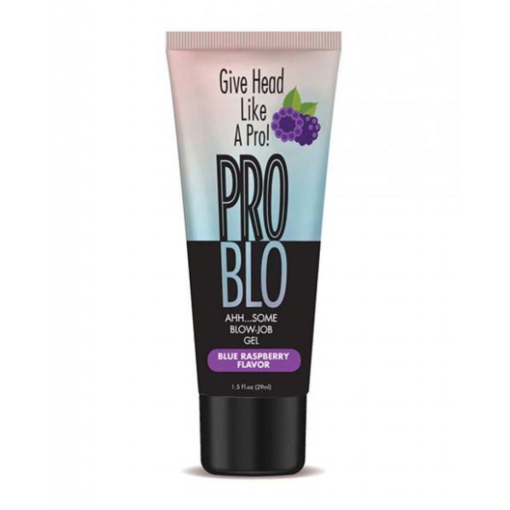 Pro Blo Oral Pleasure Gel - 1.5 oz - Blue Raspberry