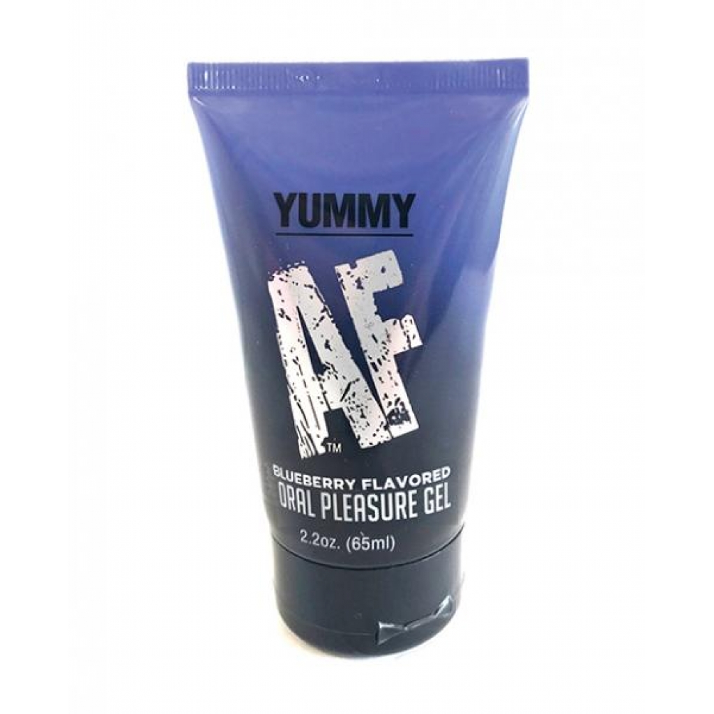 Yummy AF Oral Pleasure Gel - 2.2 Oz Blueberry