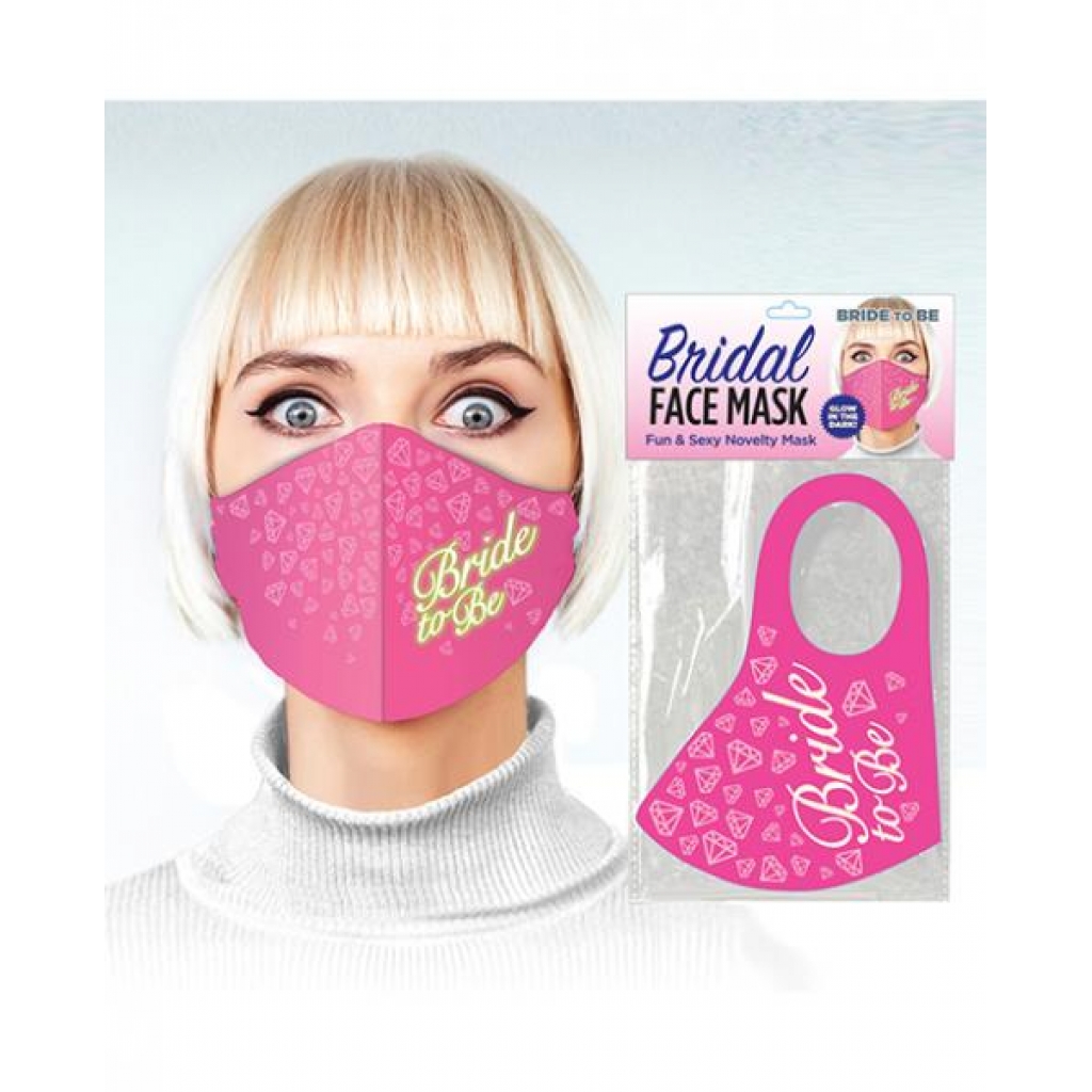 Bride To Be Face Mask - Pink