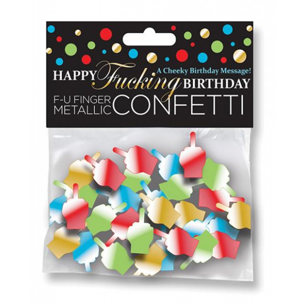 Happy Birthday Confetti - Fu Finger Theme