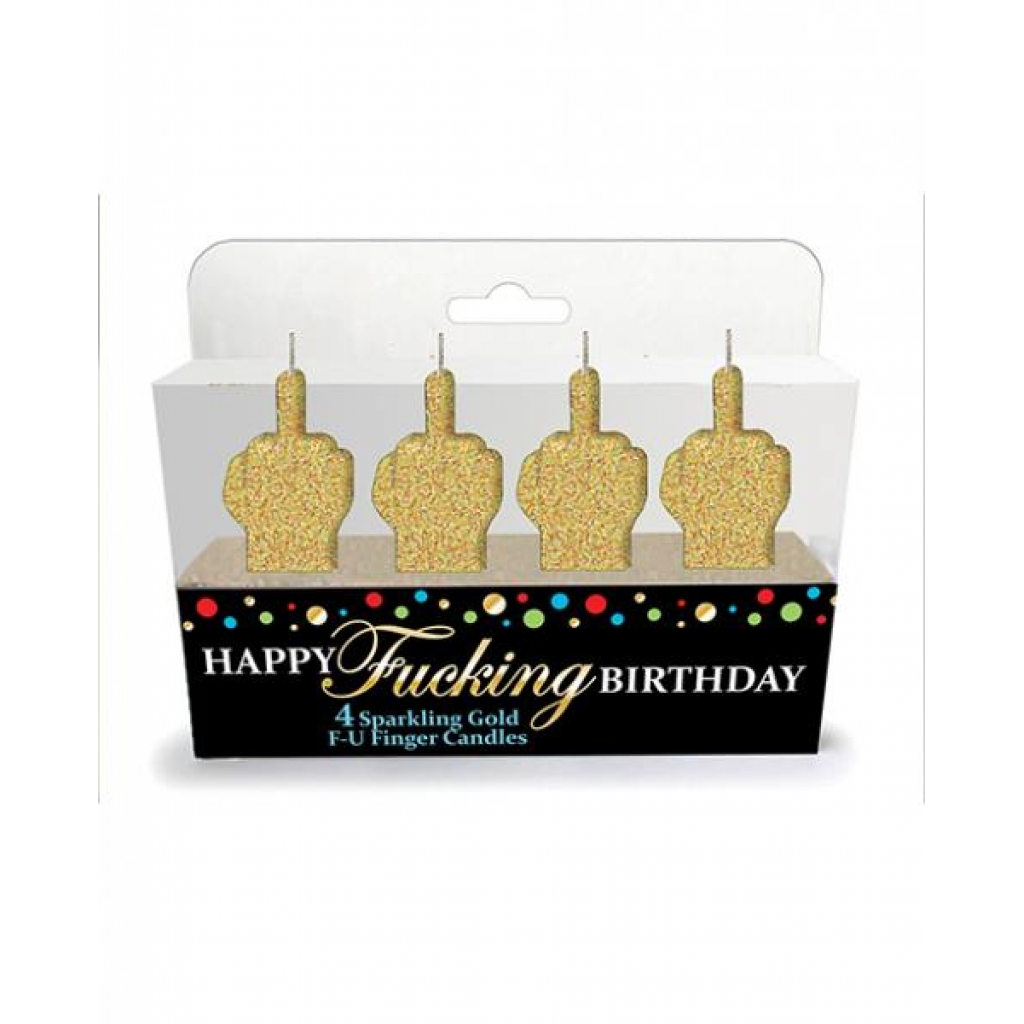 Happy Fucking Birthday Finger Candle Set