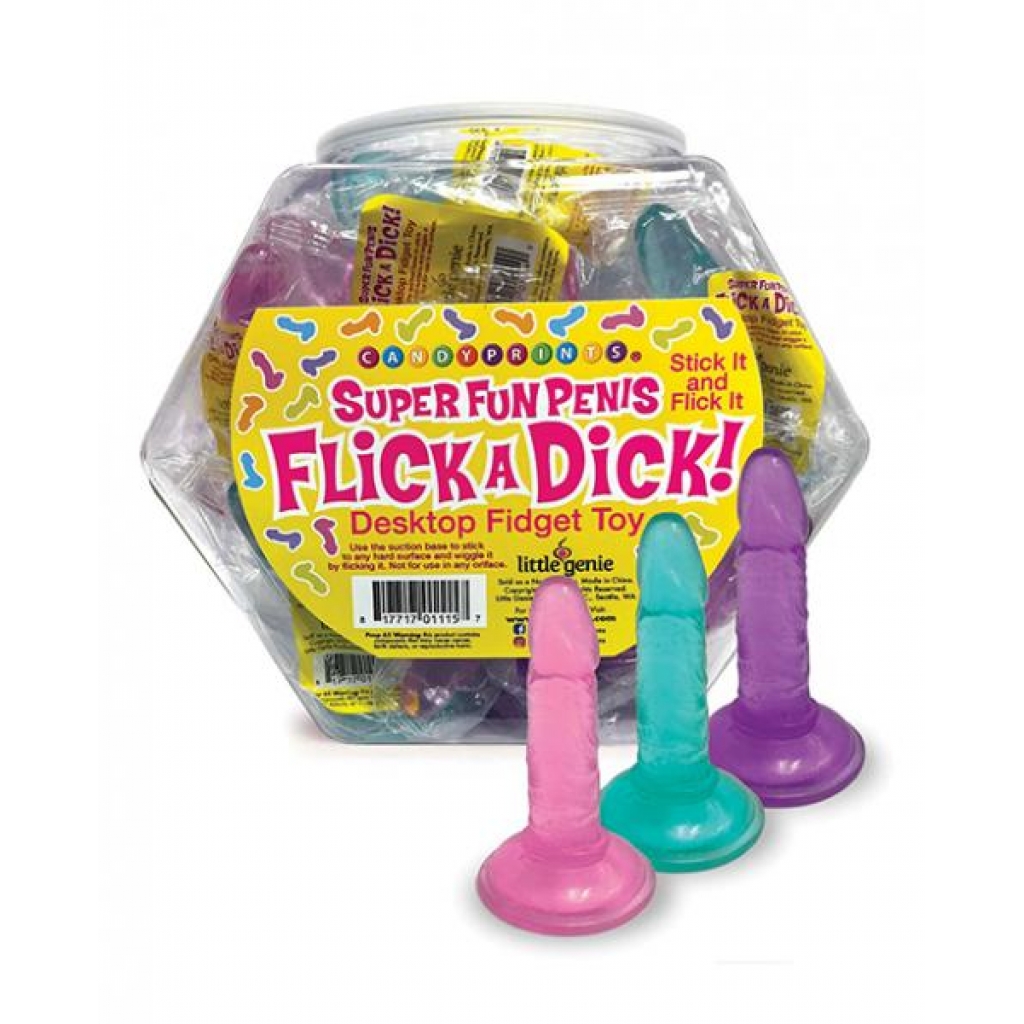 Flick A Dick Fishbowl Display of 24