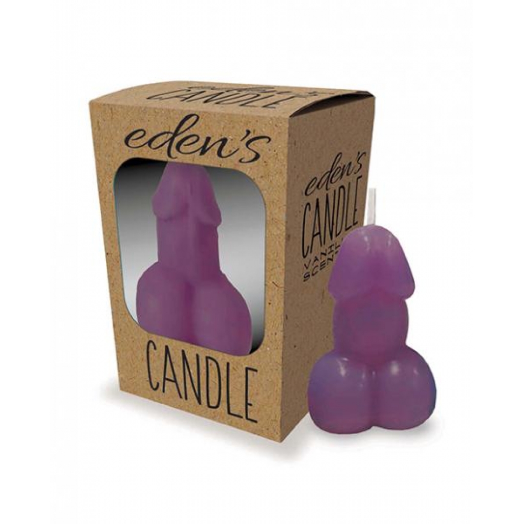 Eden's Penis Candle - Purple - Vanilla