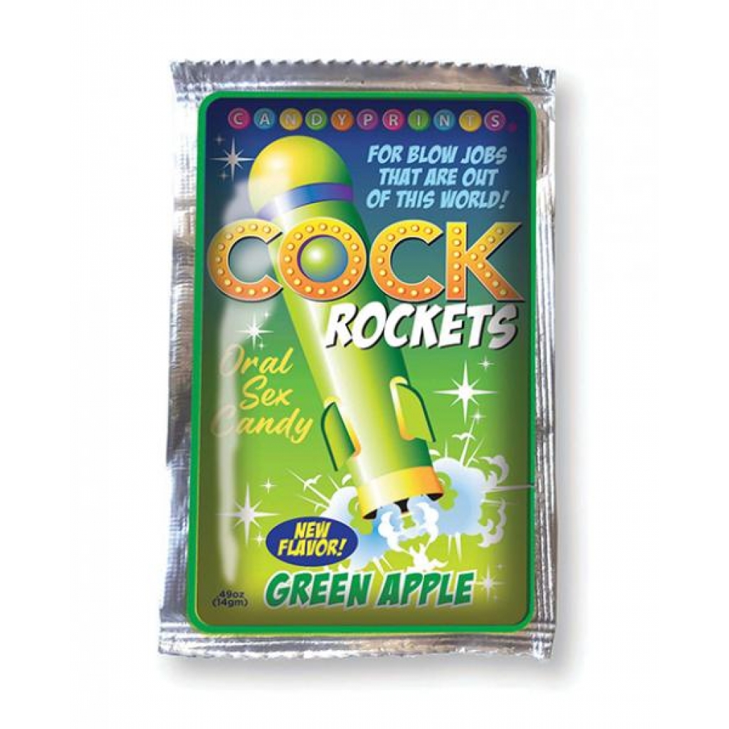 Cock Rockets Oral Sex Candy Pop - Green Apple