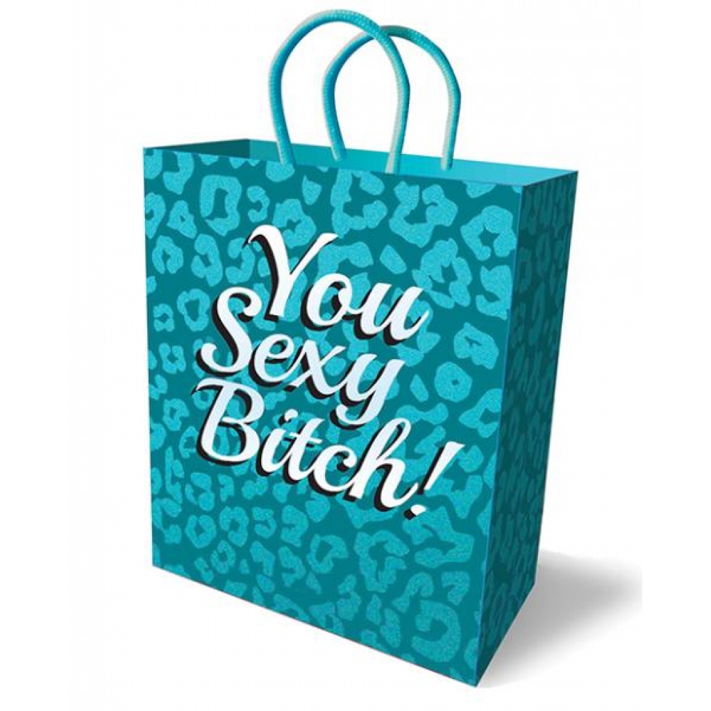 You Sexy Bitch Teal Blue Gift Bag