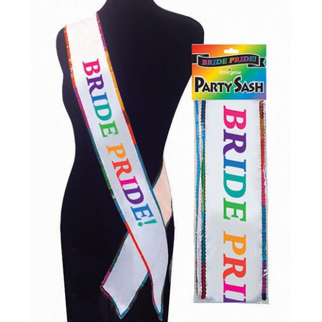 Bride Pride Sash - One Size Fits Most