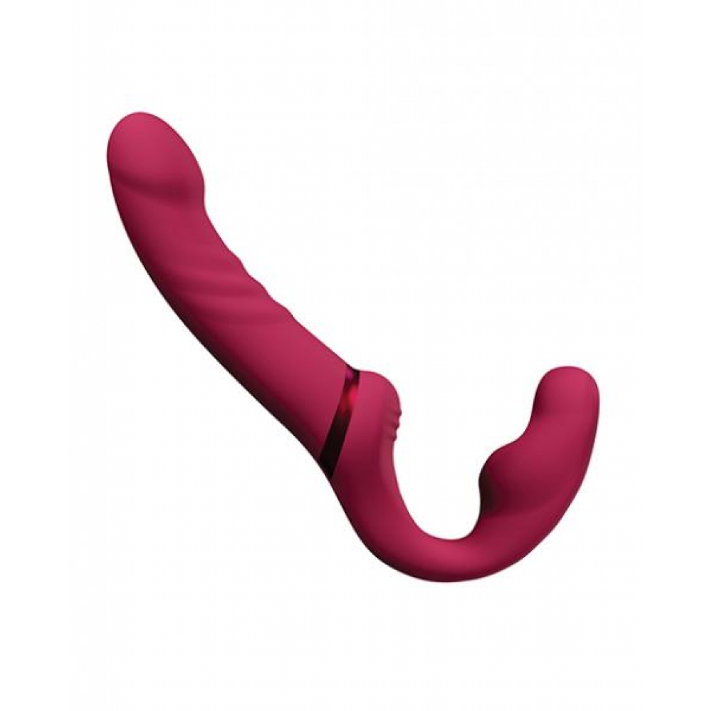 Lovense Lapis Vibrating Strapless Strap On - Pink