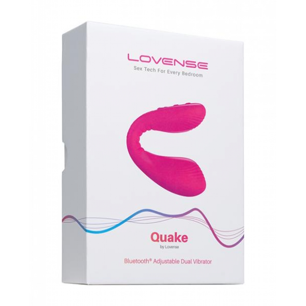 Lovense Quake Adjustable Dual Stimulator - Pink