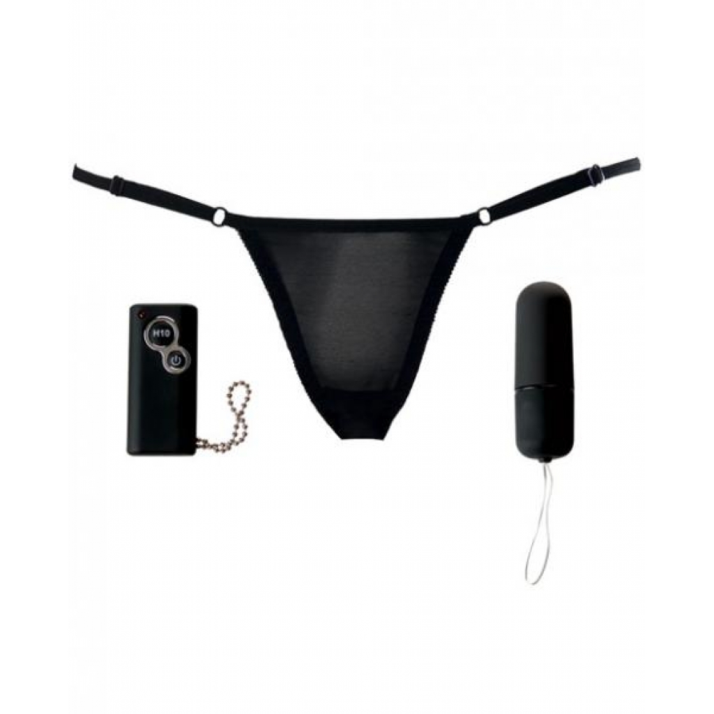 Premium Secret Vibrating Panty with Remote Control - Black