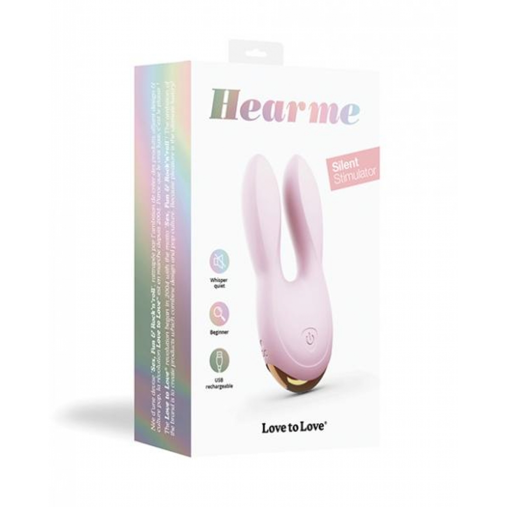 Love To Love Hear Me Flexible Ear Stim - Baby Pink