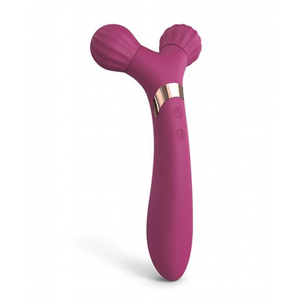 Fireball Forked Vibrator - Plum Star