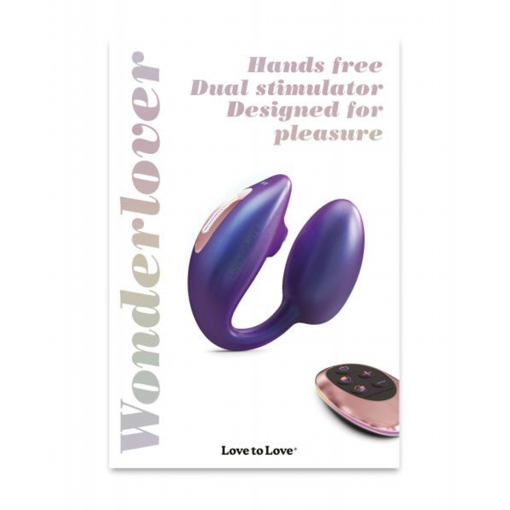 Love To Love Wonderlover Dual Stimulator - Iridescent Night