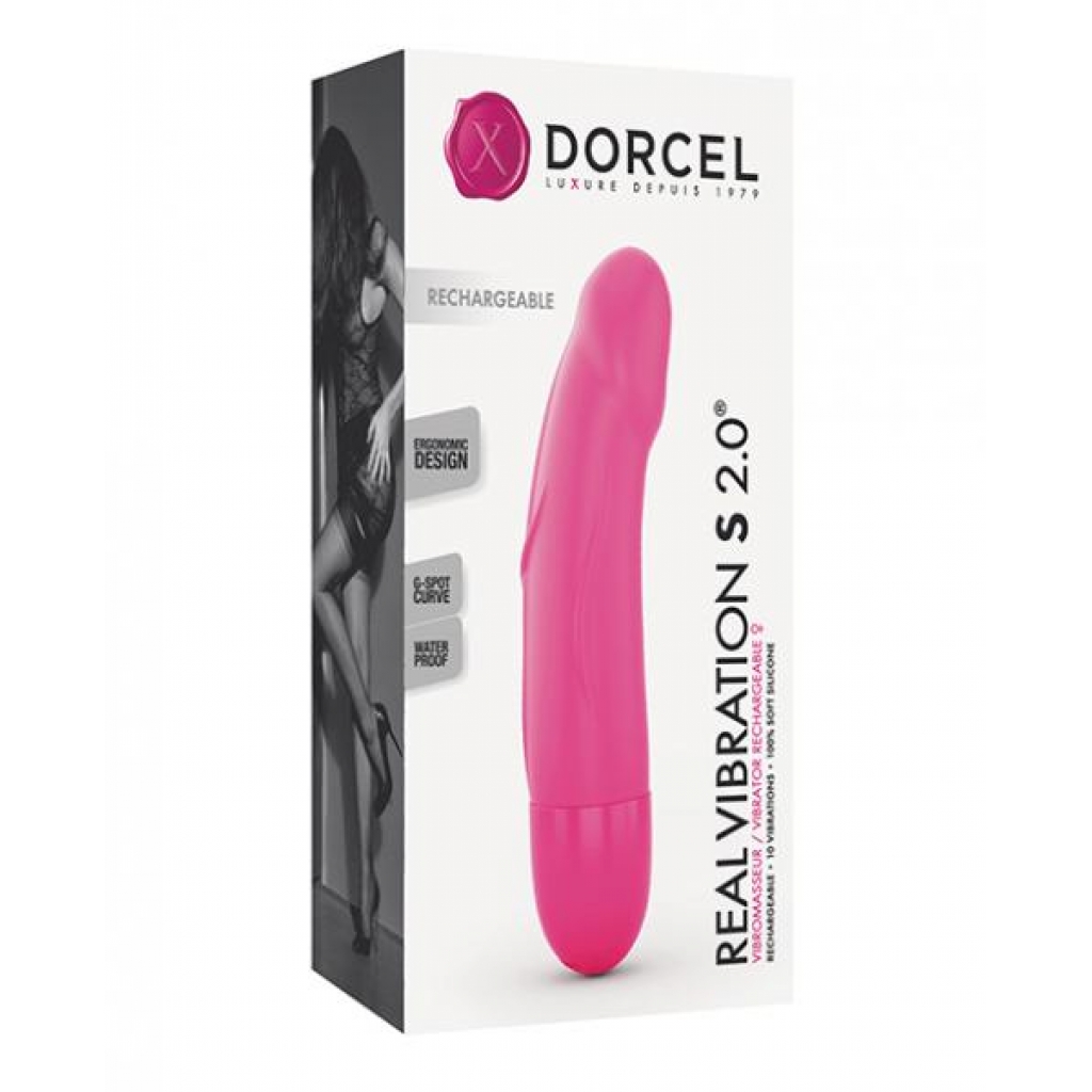 Dorcel Rechargeable Real Vibration S Vibrator - Pink