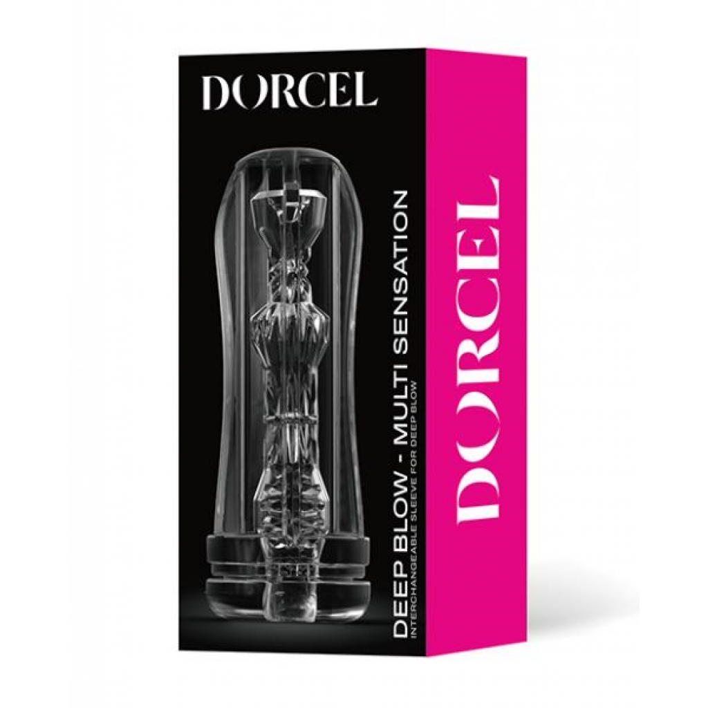 Dorcel Deep Blow Multi Sensation Sleeve - Clear