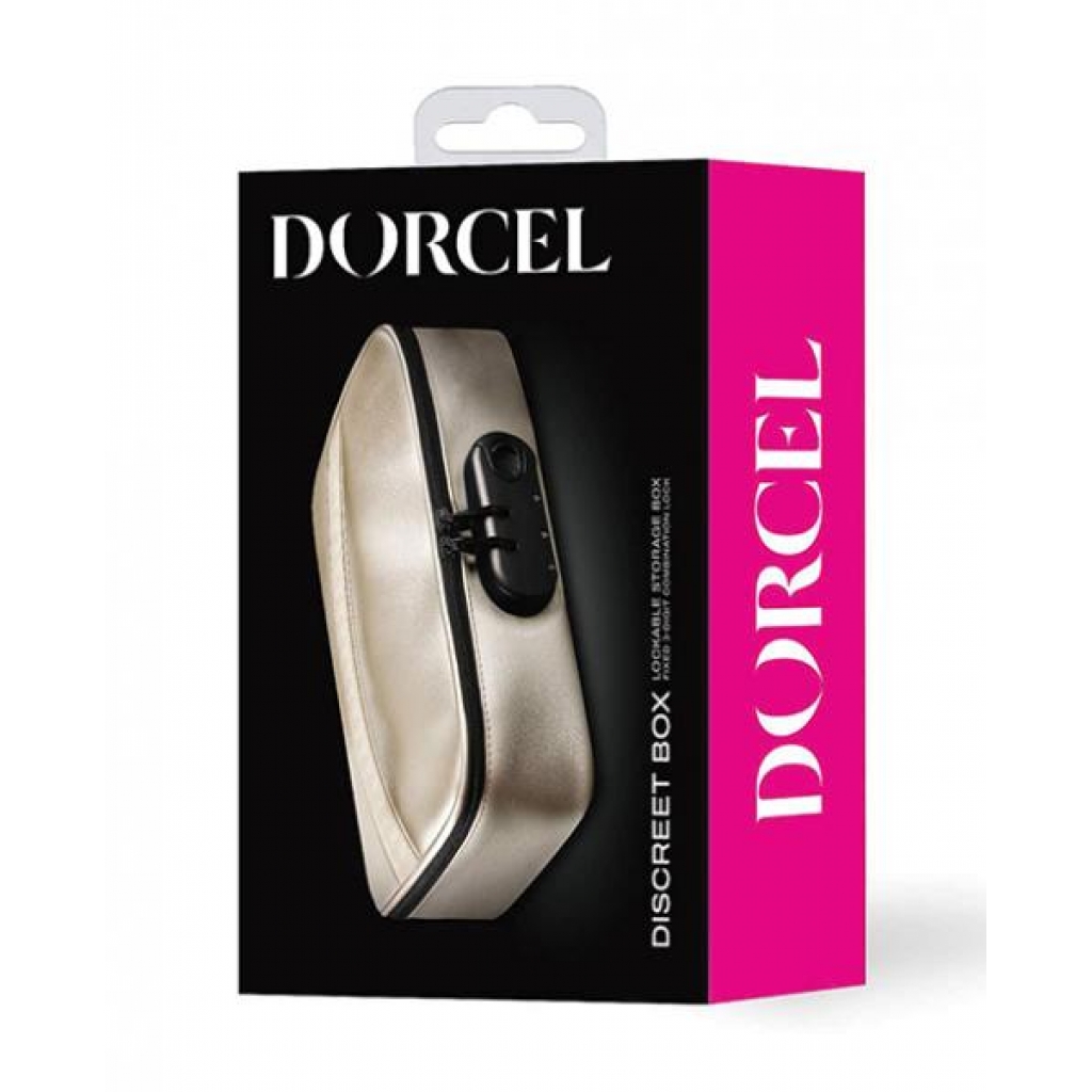 Dorcel Lockable Discreet Box - Luxury Gold